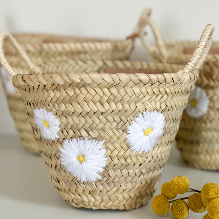 Daisy Mini Basket - In Stock