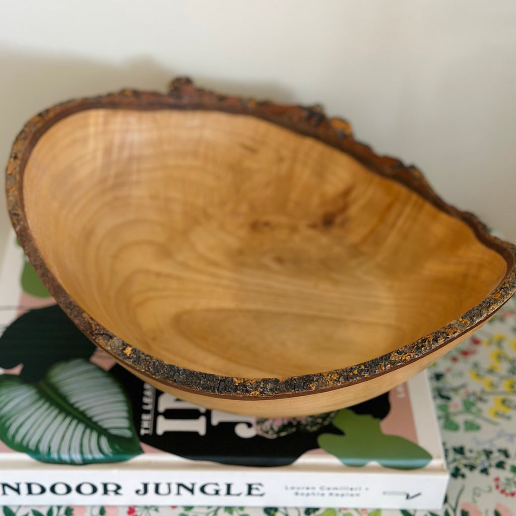 Handmade Claret Ash Bowl (1990) - Vintage