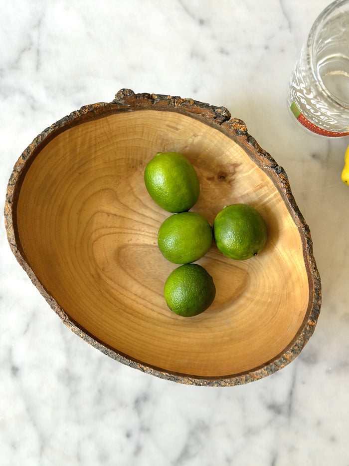 Handmade Claret Ash Bowl (1990) - Vintage