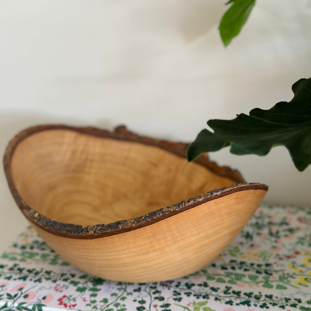 Handmade Claret Ash Bowl (1990) - Vintage