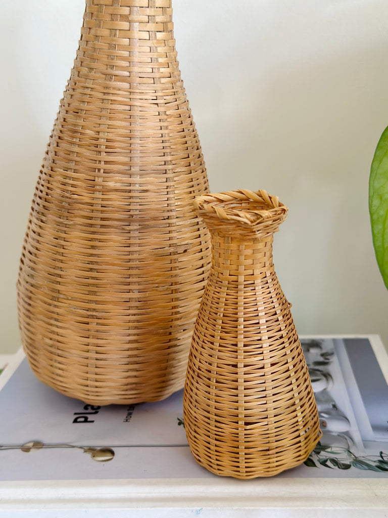 Rattan Vessels (Set of 2) - Preloved