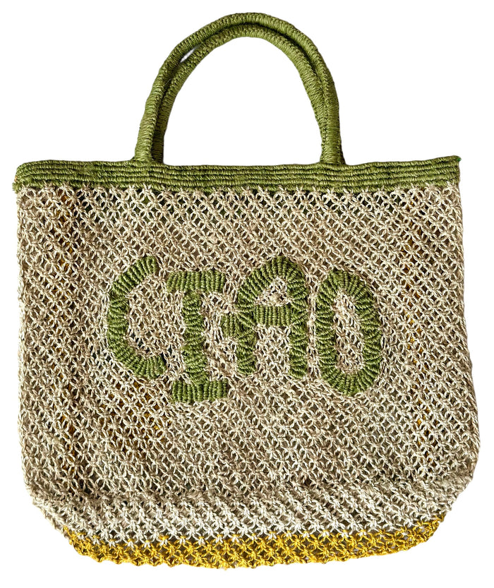 Ciao / Lemon - Natural, Fern & Yellow (Small)