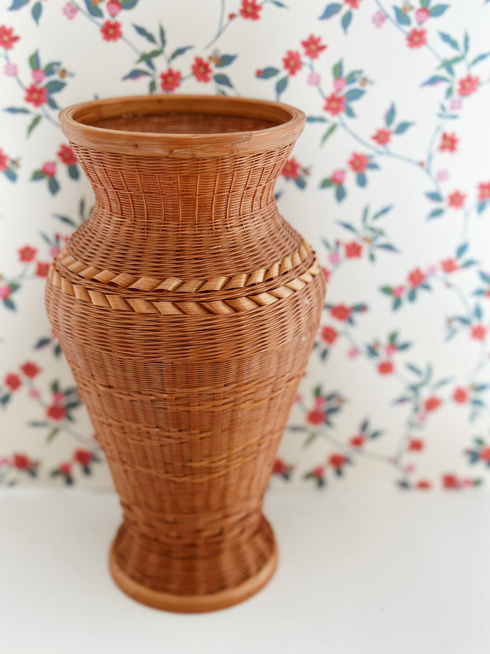 Wicker Vase (Ceramic Insert)