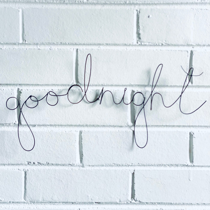 'Goodnight' Wire Word