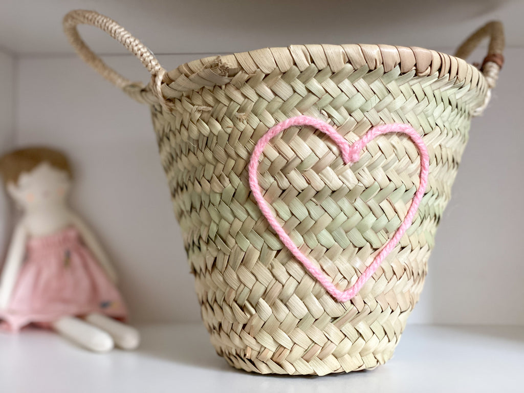 Heart Mini Basket - Various Colours - In stock