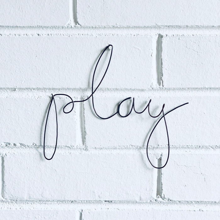 'Play' Wire Word