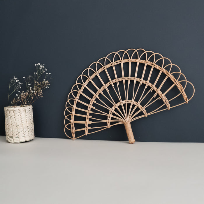 Wall Fan - Rattan