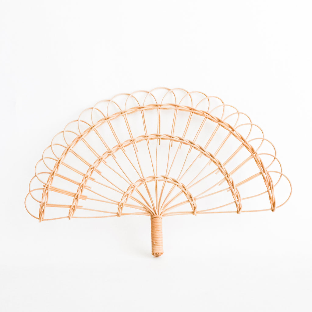 Wall Fan - Rattan