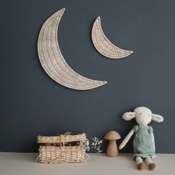 Moon (Small or Large) - Rattan
