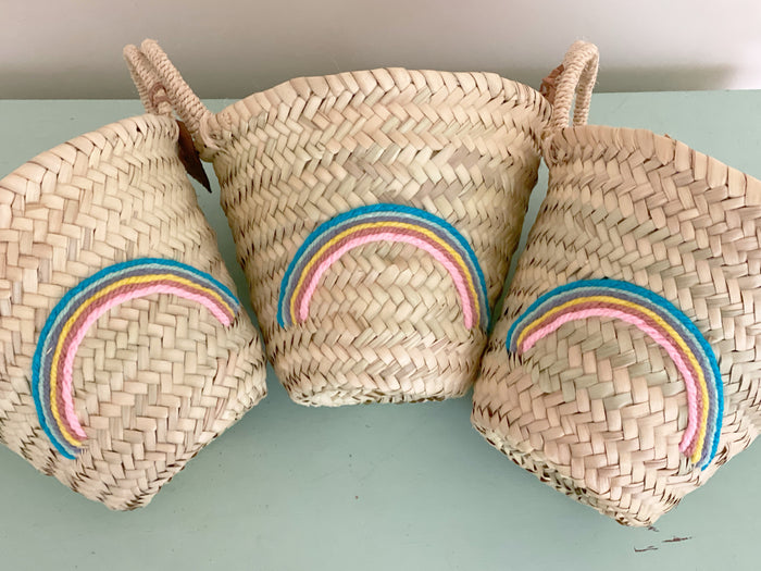 Rainbow (Pastel) Mini Basket