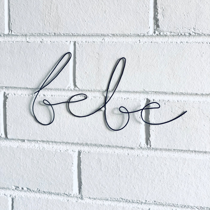 'Bebe' Wire Word