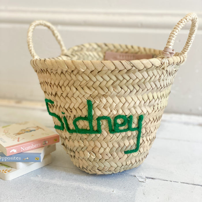 Personalised MINI Basket - Order by 1st April (delivery end April)